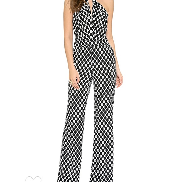 Diane von Furstenberg Ireland Halter Jumpsuit - Picture 1 of 11